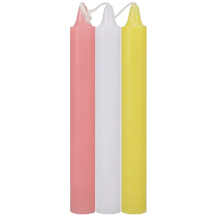Anal Doc Johnson Japanese Drip Candles Set of 3 Doc Johnson