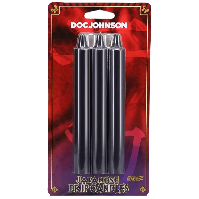 Anal Doc Johnson Japanese Drip Candles Set of 3 Doc Johnson