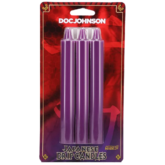 Anal Doc Johnson Japanese Drip Candles Set of 3 Doc Johnson