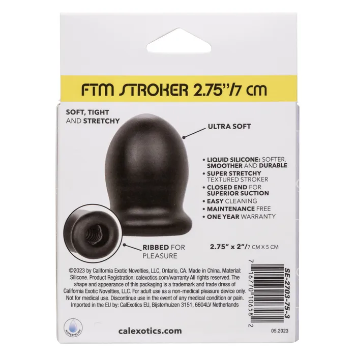 Calexotics Male Sex Toys Boundless FTM Stroker 2757 cm