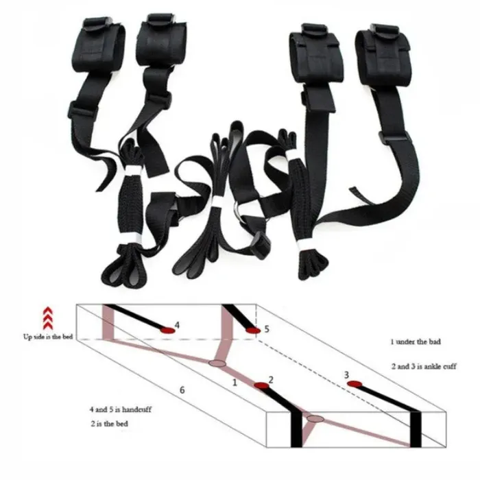 Couples Romulus Adjustable Ergonomic Handcuffs Ankle Cuffs Restraint Bondage Collection