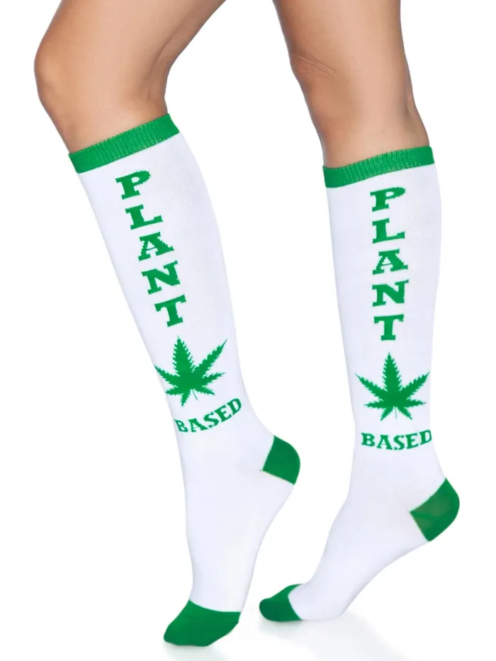 Leg Avenue Vibrators Plant Based Knee High Socks