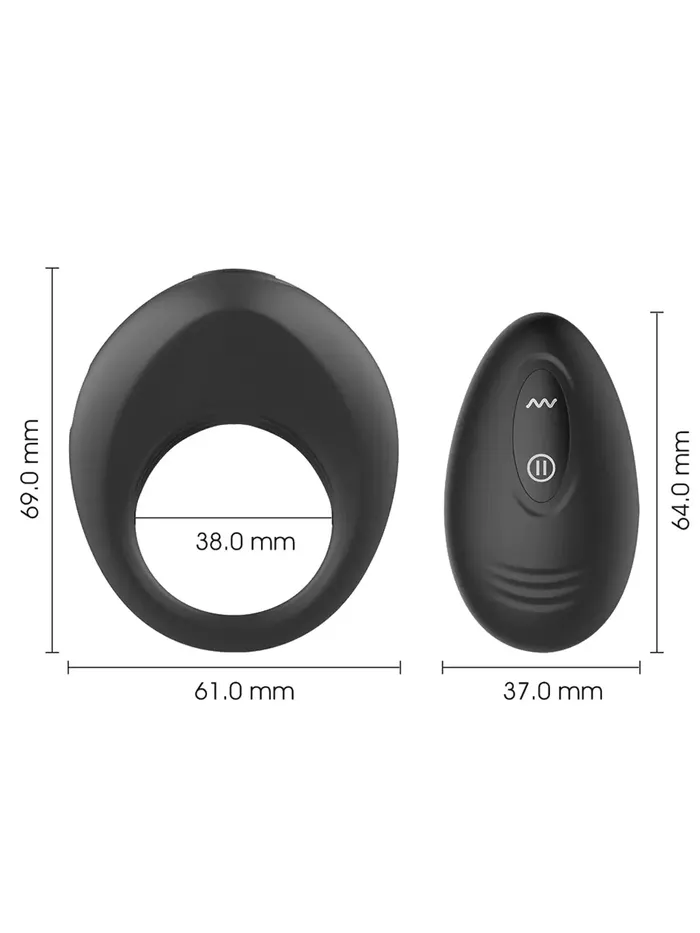 Winyi Winyi Alan Remote Control Vibrating Cock Ring Male Sex Toys
