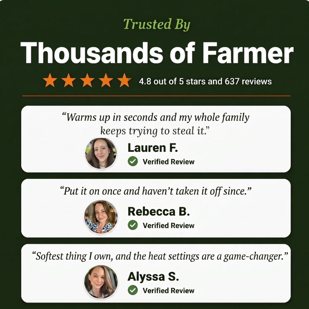 TheCozyFarmer™ Heated Robe